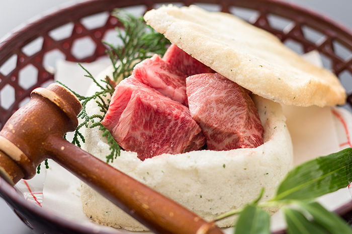 おまかせ会席+但馬牛料理